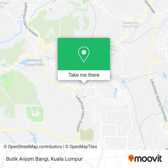 Peta Butik Anjum Bangi