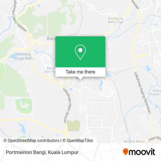 Peta Portmeirion Bangi
