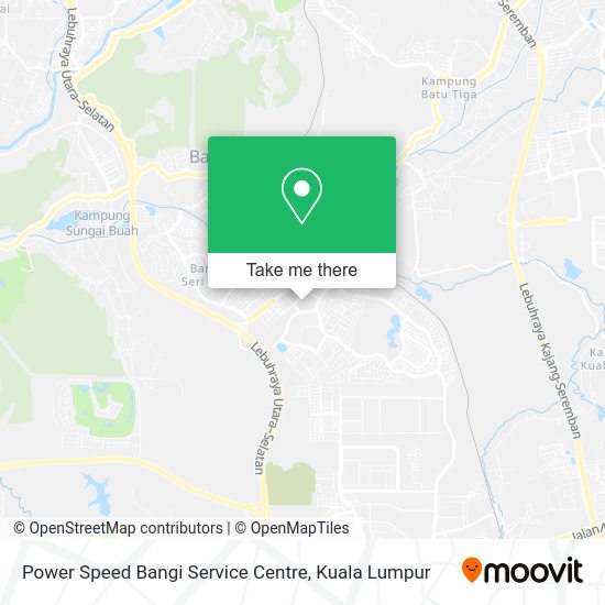 Peta Power Speed Bangi Service Centre