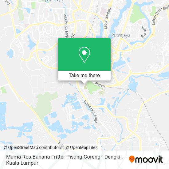 Peta Mama Ros Banana Fritter Pisang Goreng - Dengkil