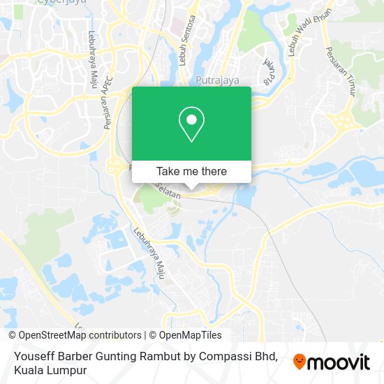 Youseff Barber Gunting Rambut by Compassi Bhd map