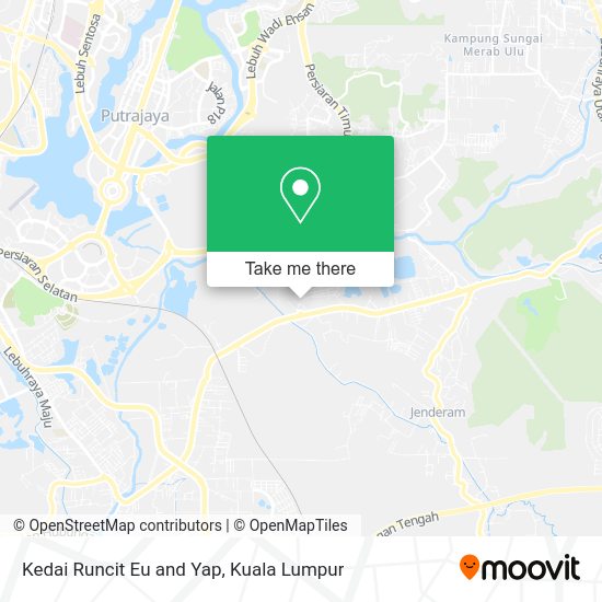 Kedai Runcit Eu and Yap map