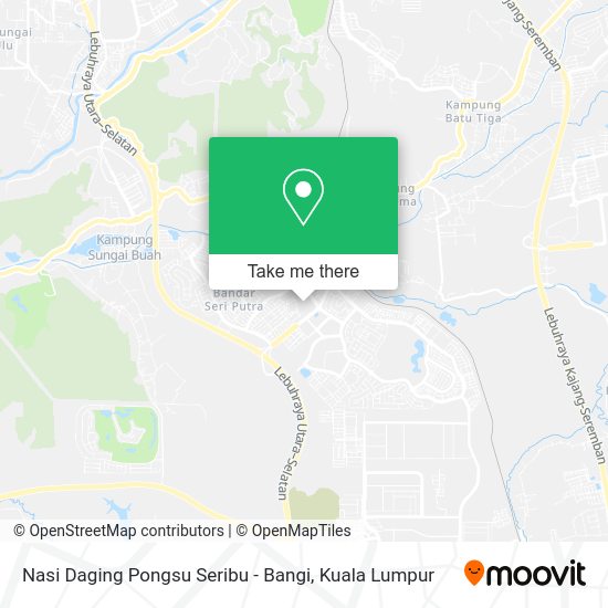 Peta Nasi Daging Pongsu Seribu - Bangi