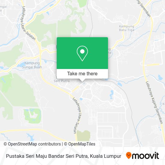 Pustaka Seri Maju Bandar Seri Putra map