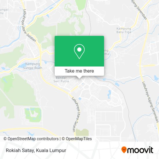 Rokiah Satay map