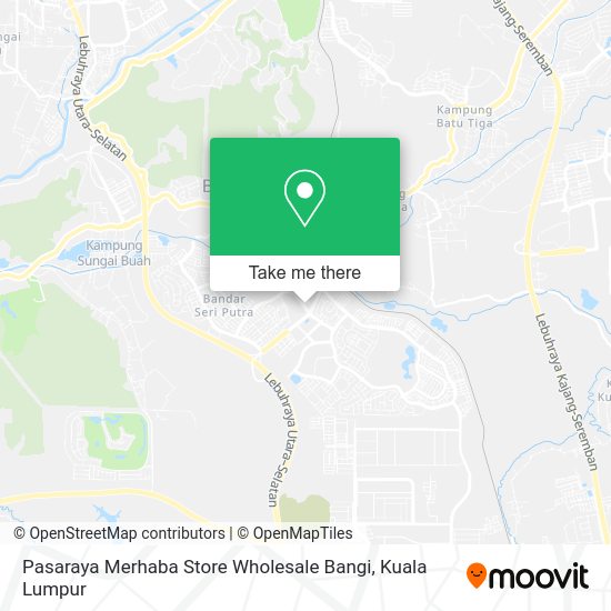 Peta Pasaraya Merhaba Store Wholesale Bangi