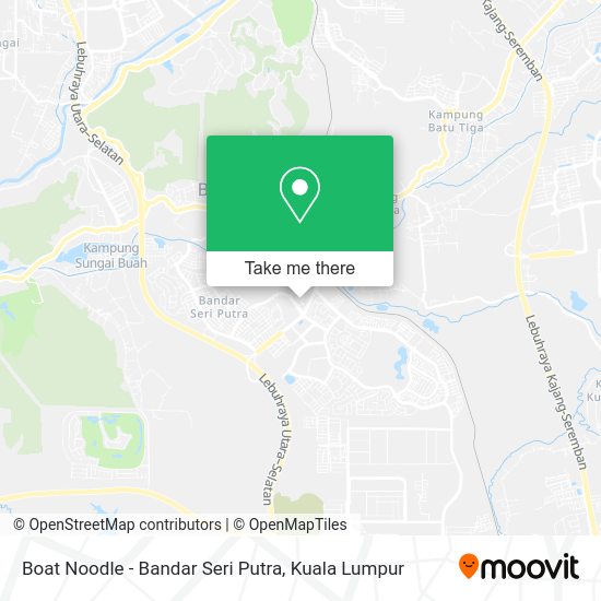 Boat Noodle - Bandar Seri Putra map
