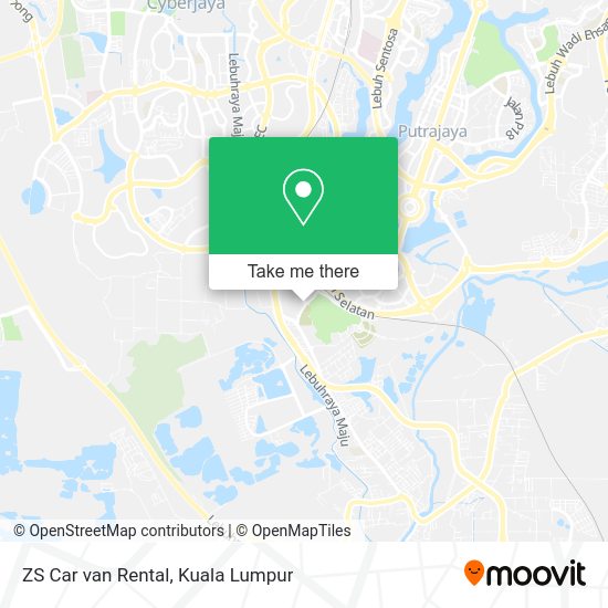 Peta ZS Car van Rental
