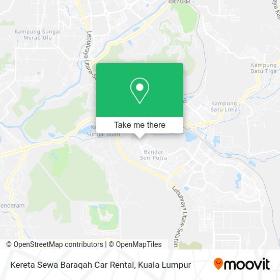 Kereta Sewa Baraqah Car Rental map
