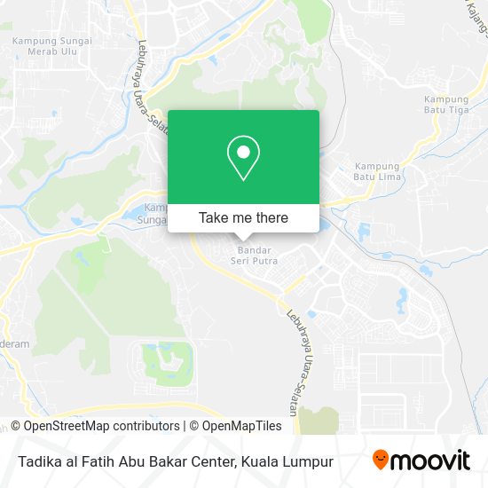 Tadika al Fatih Abu Bakar Center map