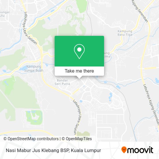 Peta Nasi Mabur Jus Klebang BSP