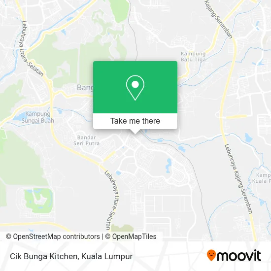 Cik Bunga Kitchen map