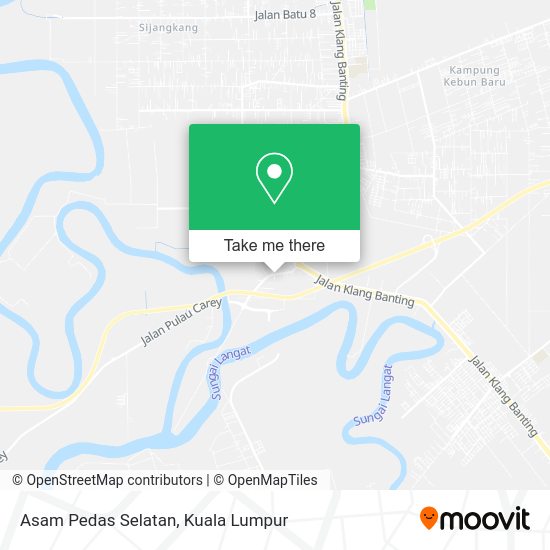 Peta Asam Pedas Selatan