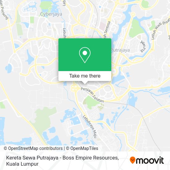Kereta Sewa Putrajaya - Boss Empire Resources map