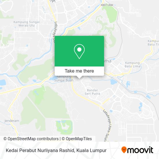 Kedai Perabut Nurliyana Rashid map