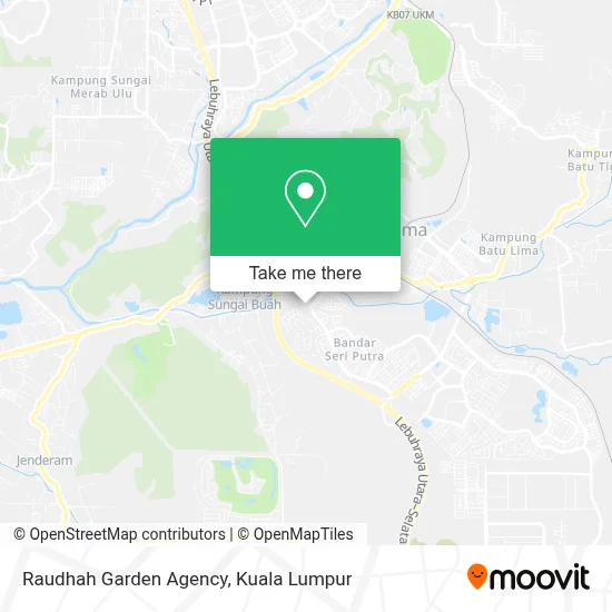 Raudhah Garden Agency map