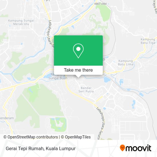 Gerai Tepi Rumah map