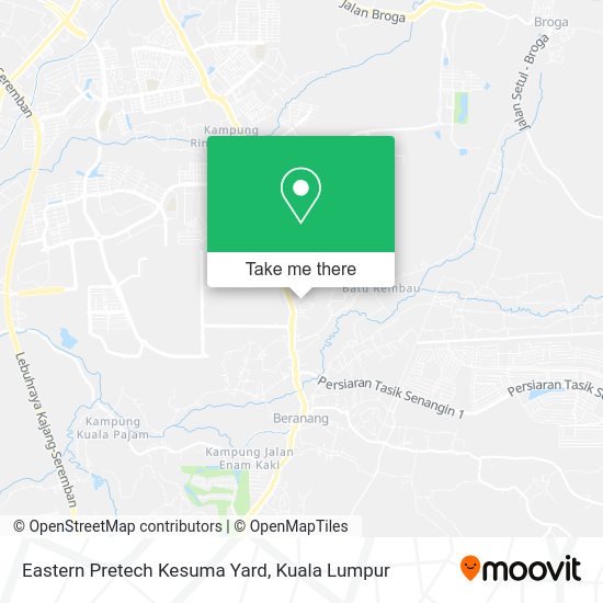 Peta Eastern Pretech Kesuma Yard