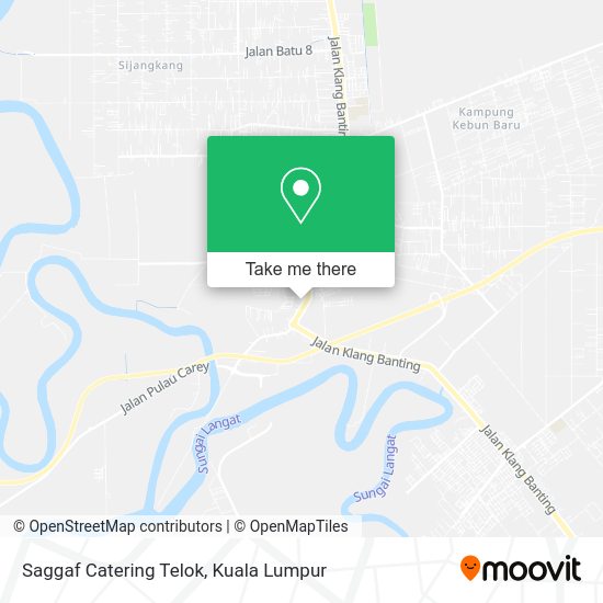 Peta Saggaf Catering Telok
