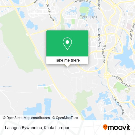 Lasagna Bywannina map