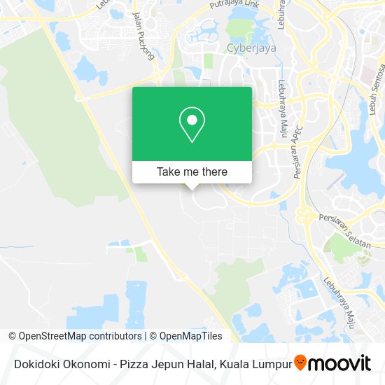 Dokidoki Okonomi - Pizza Jepun Halal map