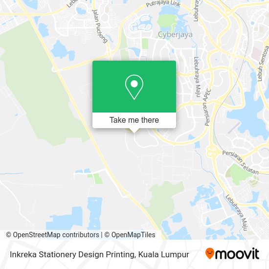 Inkreka Stationery Design Printing map