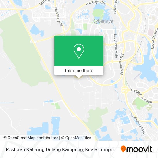 Peta Restoran Katering Dulang Kampung