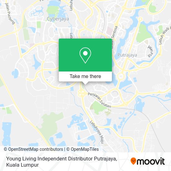 Peta Young Living Independent Distributor Putrajaya