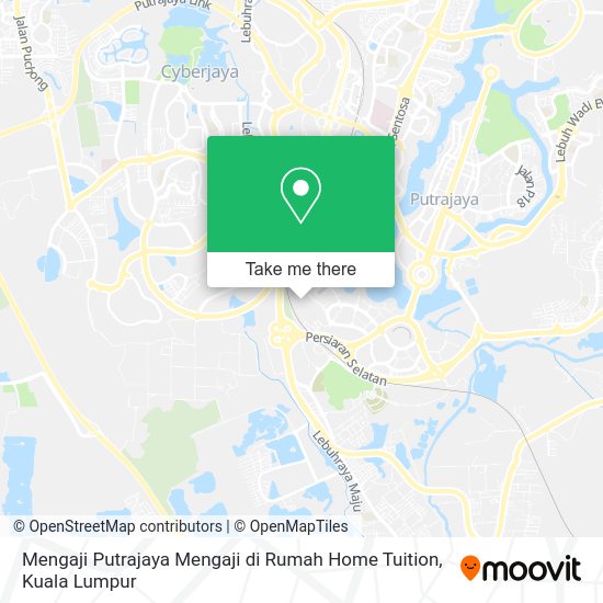 Mengaji Putrajaya Mengaji di Rumah Home Tuition map