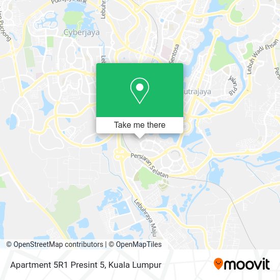 Peta Apartment 5R1 Presint 5
