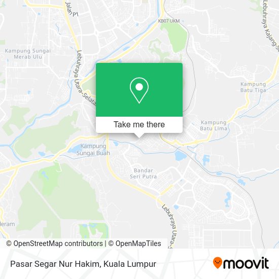 Pasar Segar Nur Hakim map