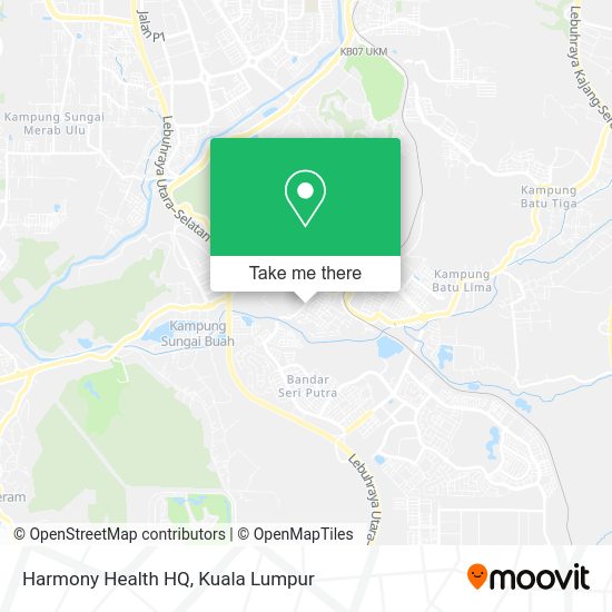 Harmony Health HQ map