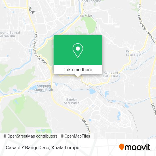 Casa de' Bangi Deco map
