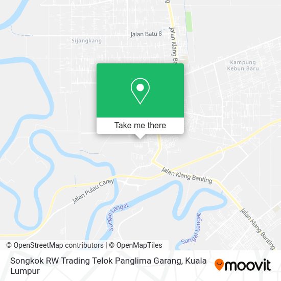 Peta Songkok RW Trading Telok Panglima Garang