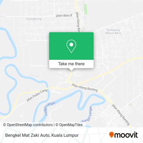 Bengkel Mat Zaki Auto map