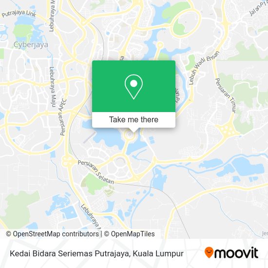 Kedai Bidara Seriemas Putrajaya map