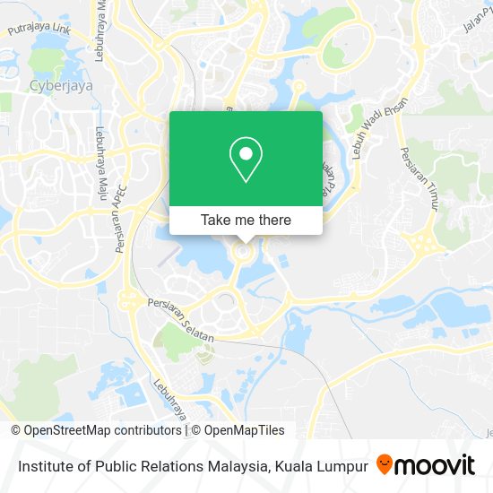 Institute of Public Relations Malaysia map