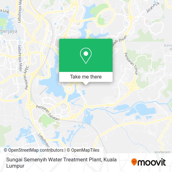 Sungai Semenyih Water Treatment Plant map