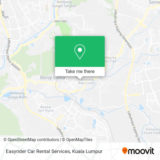 Easyrider Car Rental Services map