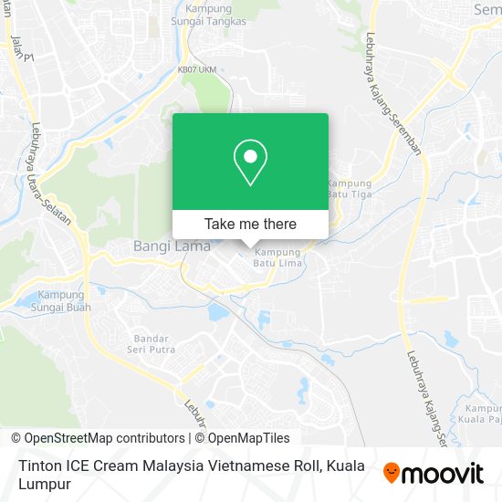 Tinton ICE Cream Malaysia Vietnamese Roll map