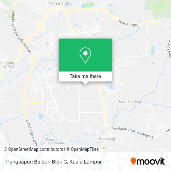 Pangsapuri Baiduri Blok G map
