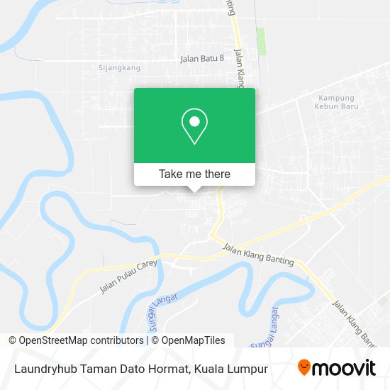 Peta Laundryhub Taman Dato Hormat