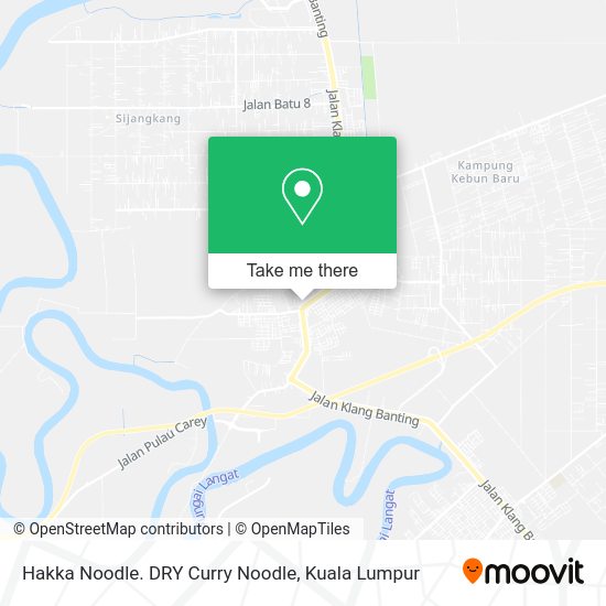 Hakka Noodle. DRY Curry Noodle map