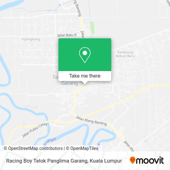 Racing Boy Telok Panglima Garang map