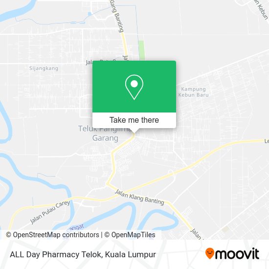 Peta ALL Day Pharmacy Telok