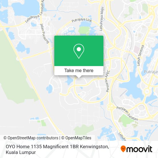 OYO Home 1135 Magnificent 1BR Kenwingston map