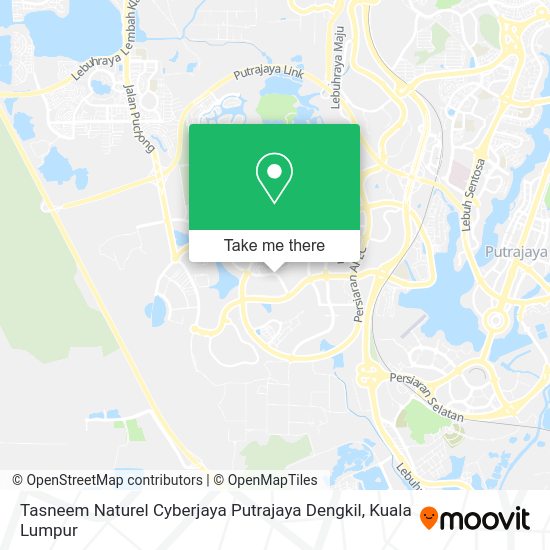 Tasneem Naturel Cyberjaya Putrajaya Dengkil map