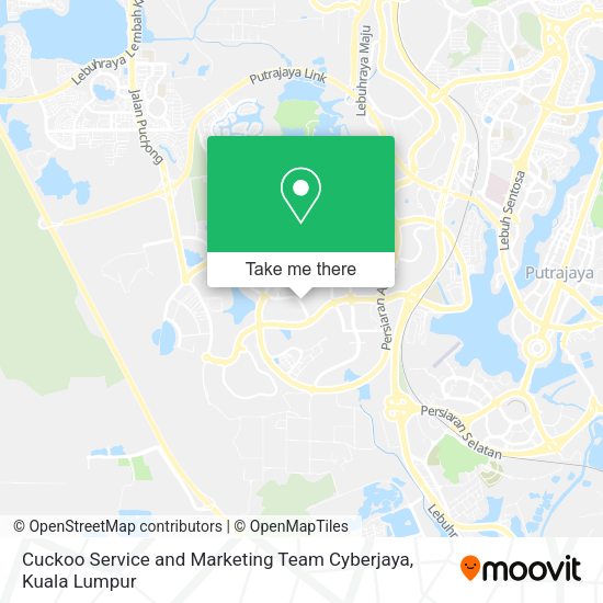 Peta Cuckoo Service and Marketing Team Cyberjaya