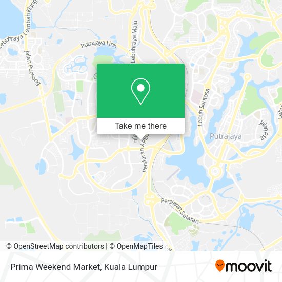 Prima Weekend Market map