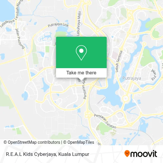 R.E.A.L Kids Cyberjaya map